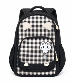Girls bag - black and white