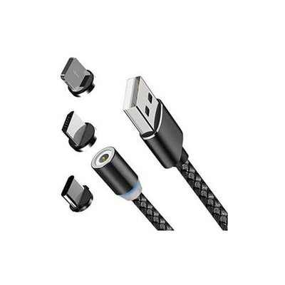 Magnetic Triple Charging Cable - 1m