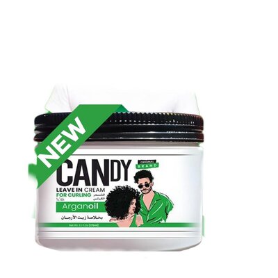 Candy cream for curly hair