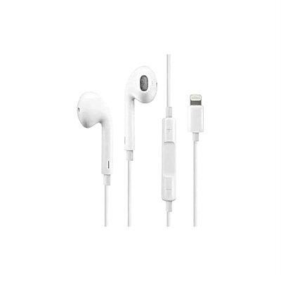 White iPhone Wired Earphones
