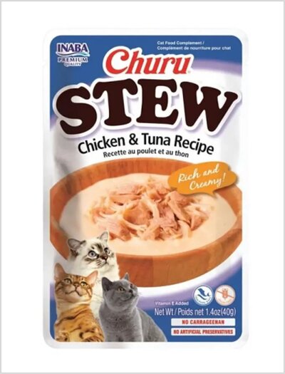 Churu STEW treat with chicken and tuna flavor