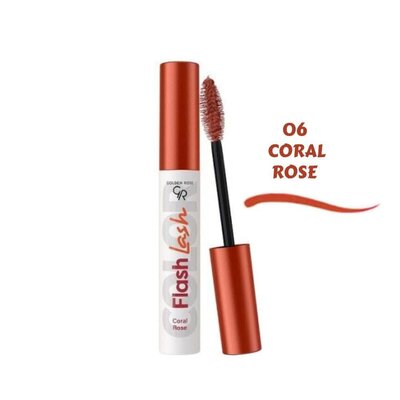 Colored mascara coral rose by Golden Rose