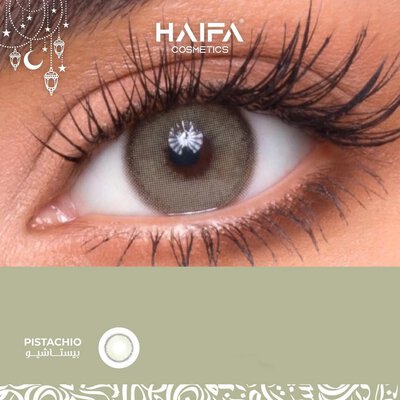 Haya company lenses, Pistachio color