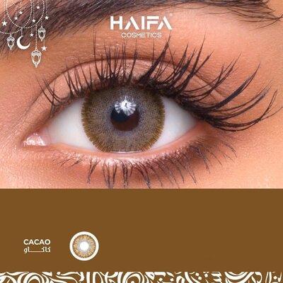 Haya company lenses, Cacao color