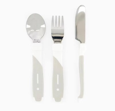 Twist Shake stainless steel eating table set