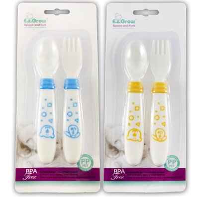 E.Z.GROW eating spoon + fork set