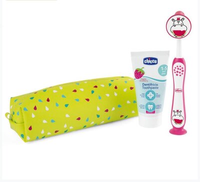 Chicco ALWAYSSMLING Toothpaste Set Boys +3Y M Green