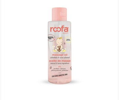 ROOFA massage oil with sweet almond oil and calendula flower 100 ml