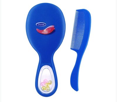 APPL Hair Brush + Comb Set with Rattle