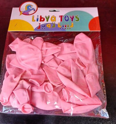 Birthday balloons, pink D.6830