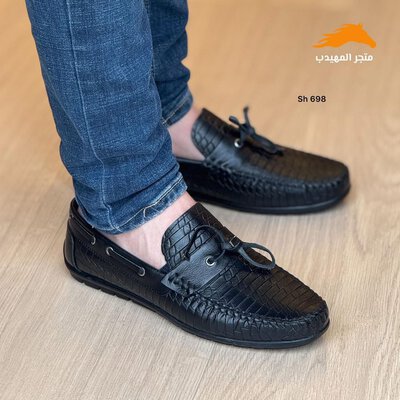 Men's black shoes sh 69841