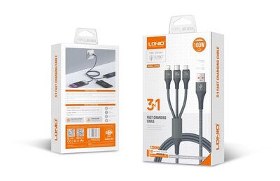 LDNIO 3-in-1 Charging Cable