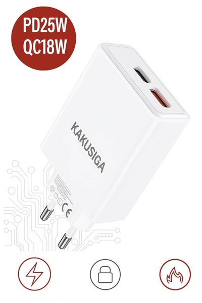 KAKUSIGA Power Bank USB/TYPE-C 25W