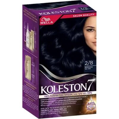 Blue black hair dye 2/8 KOLESTON7