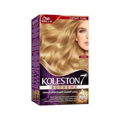 Light blonde hair dye 8/0 KOLESTON7