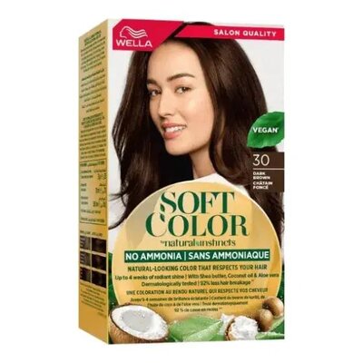 Dark brown hair dye 30 SOFT COLOR