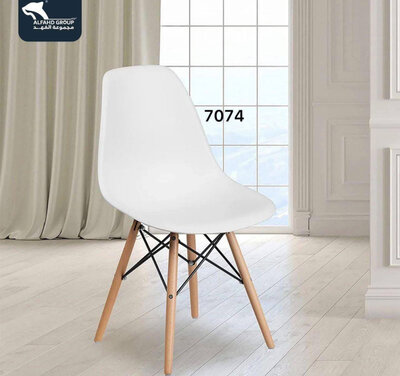 Office chair, white color 7074