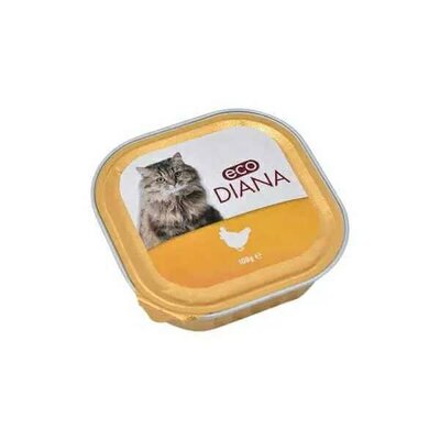 Diana pate wet food, chicken flavor - 100g
