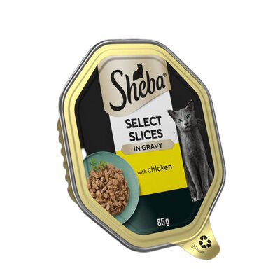 Sheba gourmet slices, chicken - 85g