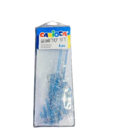Carioca geometric ruler set 4 pcs - 40121