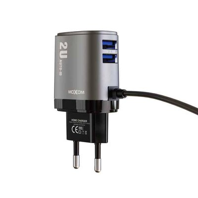 2-port USB home charger - MOXOM 2.4A (MIORO)