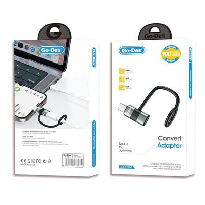 GO-DES CT067 iPhone to Type-C adapter