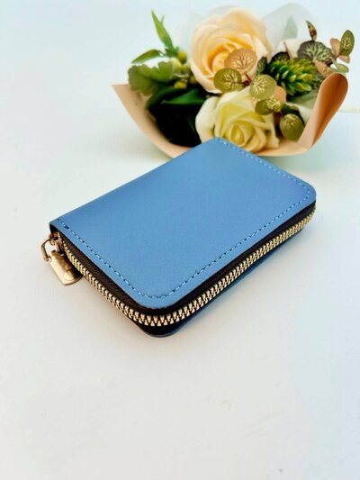 Leather cardholder - Women's