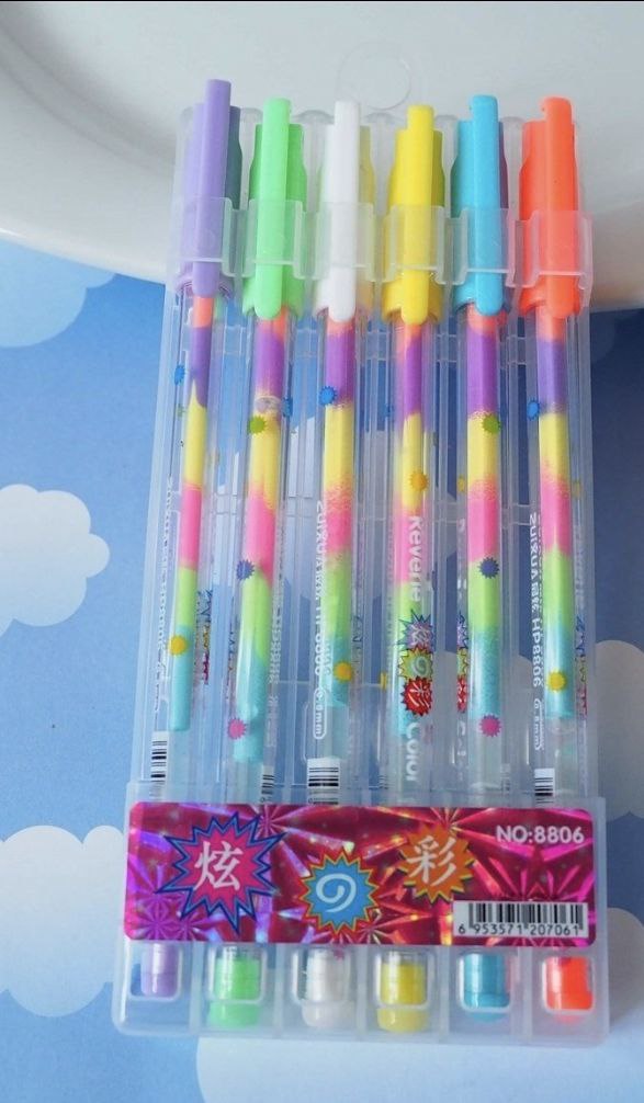 Glitter pen - 6 colors