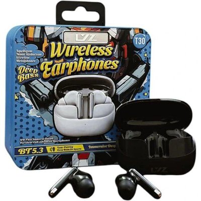Wireless Earbuds - Telzeal T30 - White