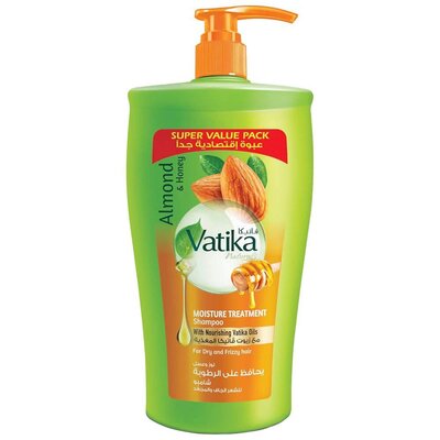 Vatika Hair Shampoo Honey & Almond - 600 ml