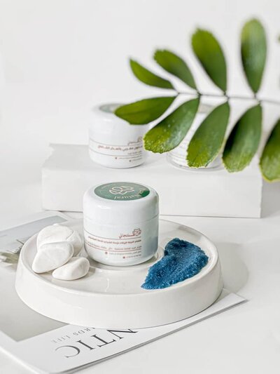 Blue Nila scrub