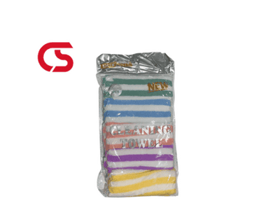 Striped Glass Polishing Cloths