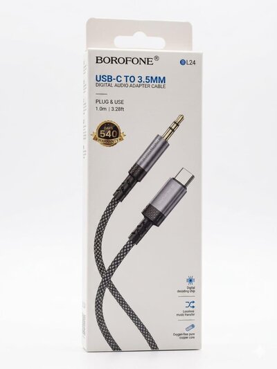 Borofone adapter - L24 Type C to Aux