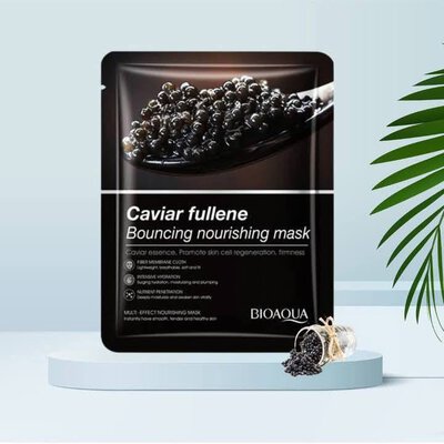 Black pearl face mask