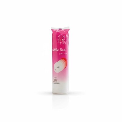 Round makeup remover wipes