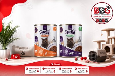 طعام رطب متكامل للقطط البالغة السلمون