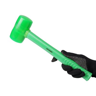 Green rubber ceramic hammer 400g