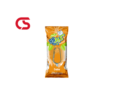 Kiroo orange extruded ice cream - 60 ml