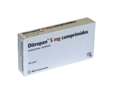 Ditropan 5 mg comprimidos tablets