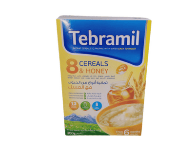 غذاء اطفال Tebramil ثمانية أنواع