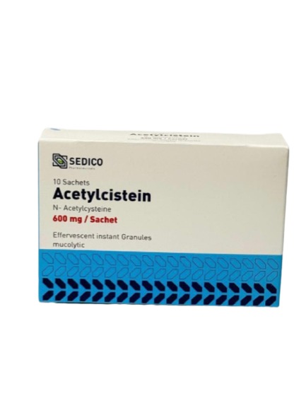 أكياس فوارة Acetylcistein 600mg