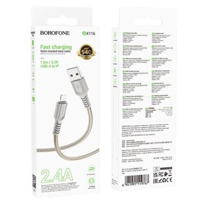 Borofone BX116 Certain Charging and Data Transfer Cable