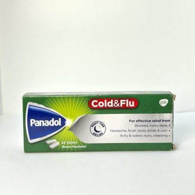 Panadol cold flu green
