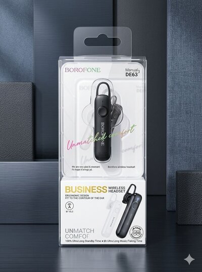 BOROFONE Business Wireless Mono Bluetooth Headset
