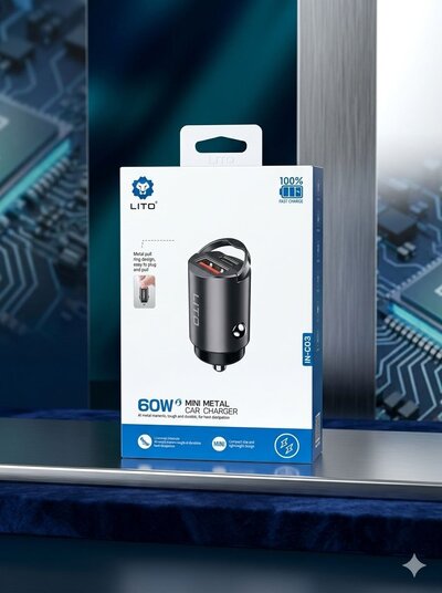 Mini Metal Car Charger