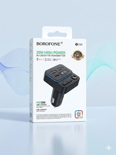 FM Transmitter and Smart Car Charger
