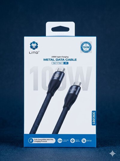 Metal data and charging cable - Type-C