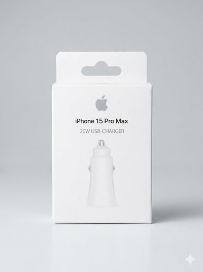 Fake car charger - White