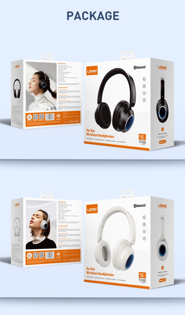 LDNIO H01 - Black Headphones