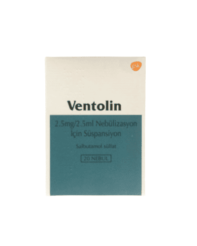 Ventolin medicine 2.5mg/2.5ml - strip